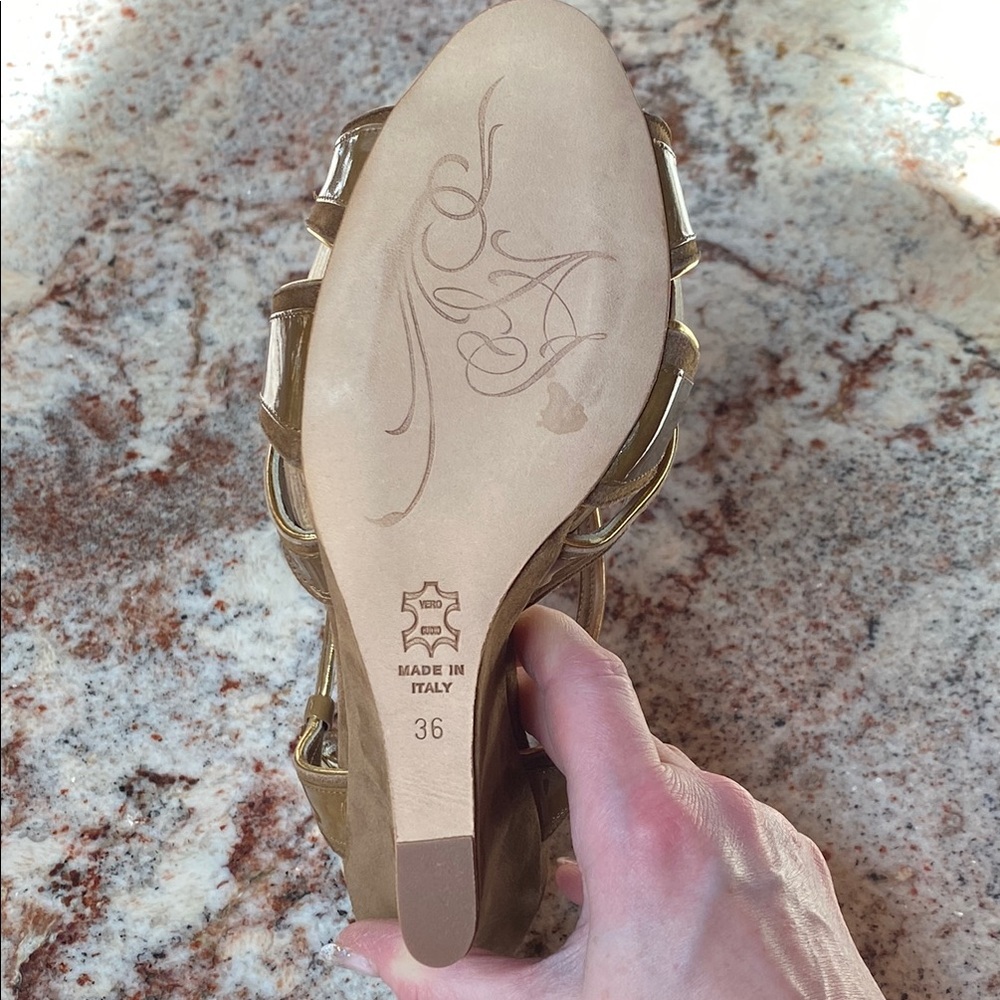 NIB Alejandro Ingelmo Wedge Sandals in size 6 - Picture 6 of 12